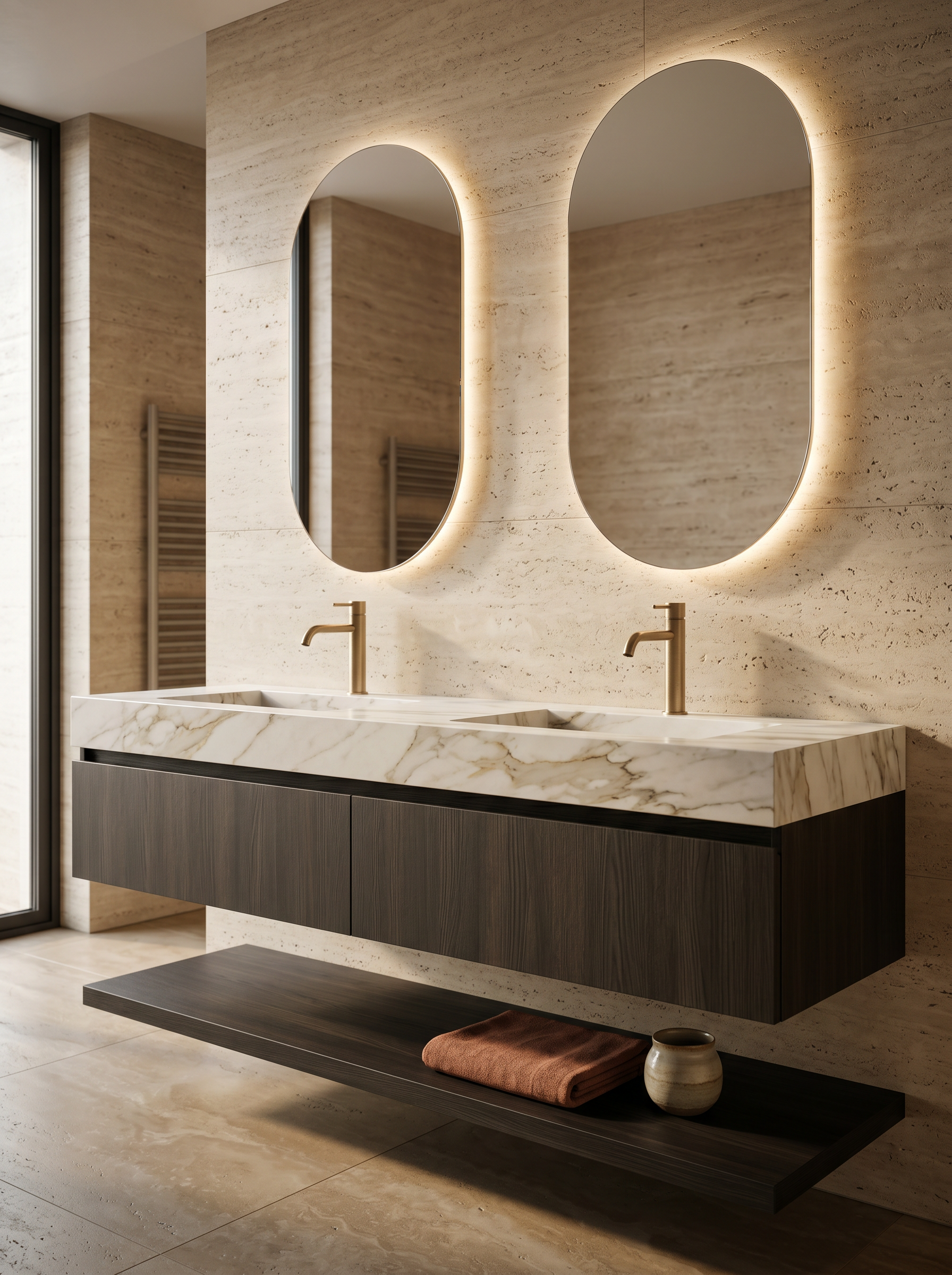 Bathroom furniture - modern double vanity
