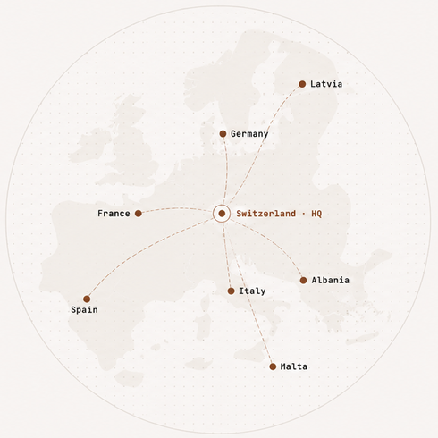Europe map — TS Haus markets